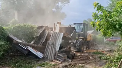 Снос домов, паводки, Костанай, фото - Новости Zakon.kz от 12.08.2024 11:08