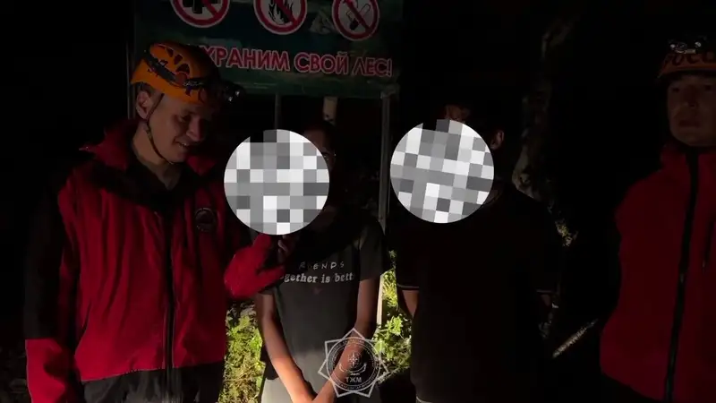 16-летние алматинские подростки поднялись высоко в горы и не смогли спуститься