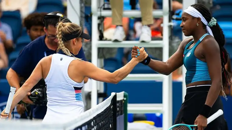 Видеообзор сенсационной победы Юлии Путинцевой над второй ракеткой мира Кори Гауфф