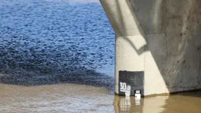 Причину резкого повышения уровня воды в реке Или назвали в РГП "Казгидромет", фото - Новости Zakon.kz от 20.08.2024 17:01