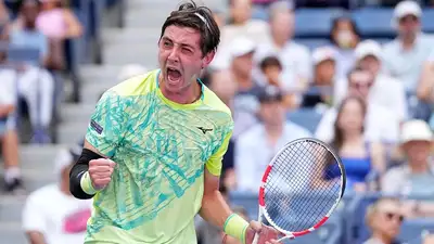 Александр Шевченко во втором круге US Open проиграл американцу Тьяфу, фото - Новости Zakon.kz от 29.08.2024 01:05