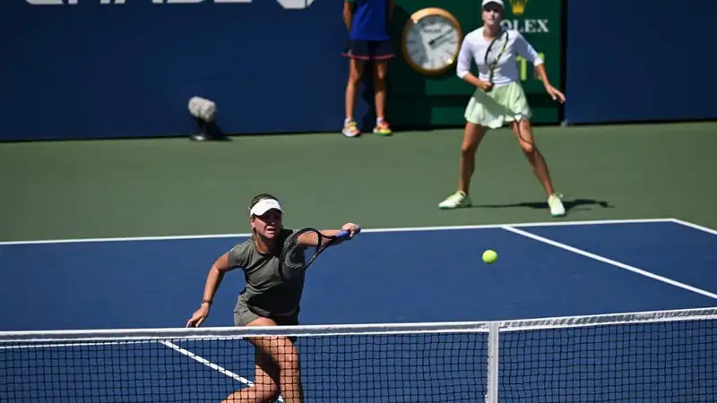 Анна Данилина проиграла в четвертьфинале парного турнира US Open-2024