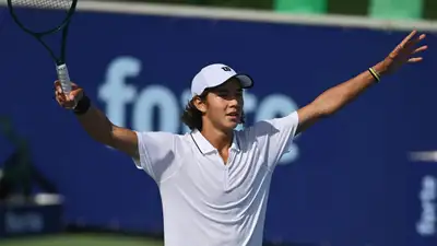 Омарханов вышел во второй круг парного разряда. Жиенбаева и Арыстанбекова проиграли, фото - Новости Zakon.kz от 03.09.2024 19:51