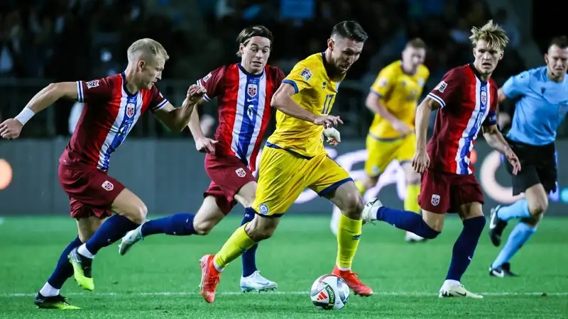 Казахстан сыграл вничью с Норвегией в четвертом розыгрыше Лиги наций