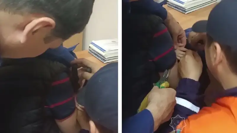 Попавшей в беду трехлетней девочке помогли спасатели в Актобе