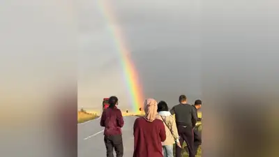 Казахстанец показал место, где начинается радуга, фото - Новости Zakon.kz от 09.09.2024 17:02