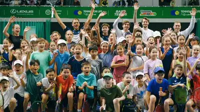 Провели игроки сборной Казахстана по теннису, фото - Новости Zakon.kz от 10.09.2024 15:07