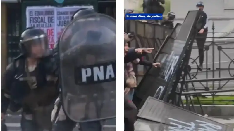 Десятки аргентинцев пострадали во время акции против изменения расчета пенсий