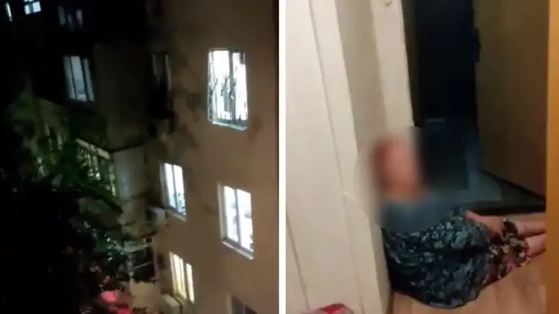 Кричащей о помощи бабушке помогли спасатели Конаева