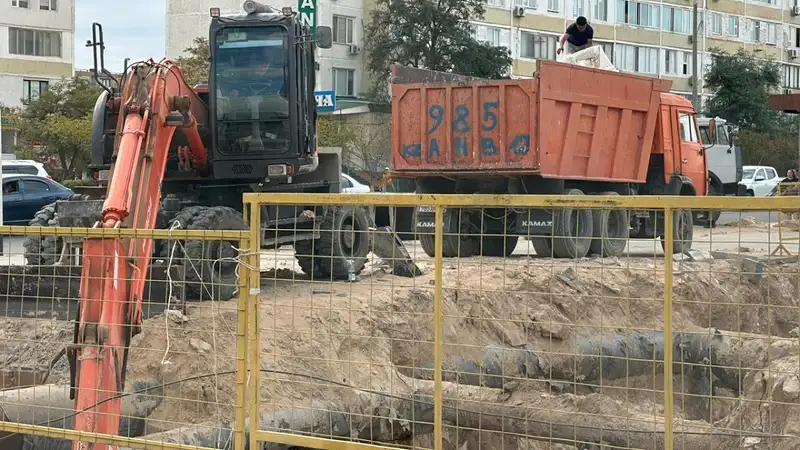 Ремонт тепловых сетей завершают в Актау