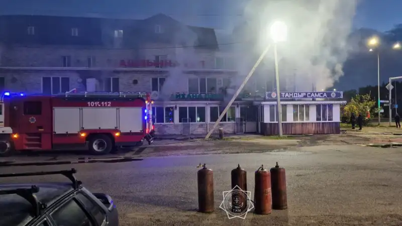 Столичные спасатели потушили горевшую тандырную