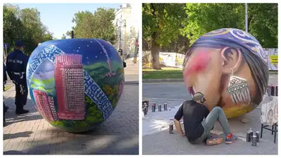 Город яблок: вдохновляющие гигантские арт-объекты о жизни алматинцев, фото - Новости Zakon.kz от 26.09.2024 17:24