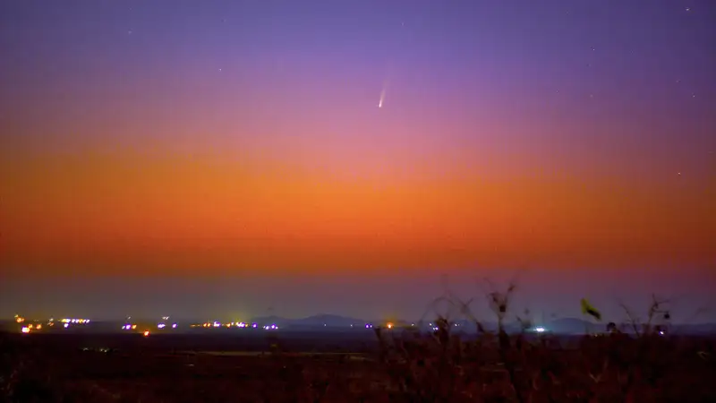 Появились первые снимки уникальной кометы