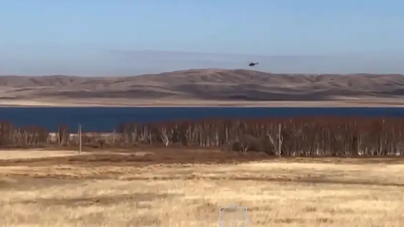 Крупный степной пожар в Карагандинской области: что там происходит