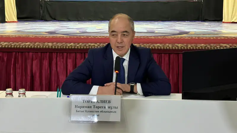 Аким Западно-Казахстанской области Нариман Турегалиев встретился с жителями района Жанибек