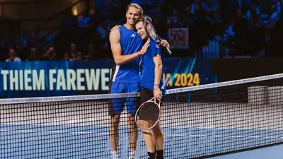 Доминик Тим обыграл Александра Зверева на прощальном турнире в Вене, фото - Новости Zakon.kz от 21.10.2024 16:24