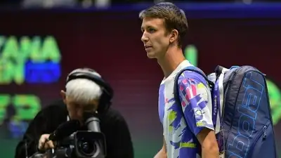  Григорий Ломакин провел матч первого круга в парном разряде, фото - Новости Zakon.kz от 23.10.2024 14:36