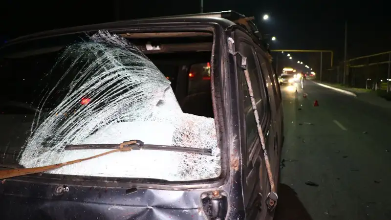 Жуткая авария со смертельным исходом произошла в Алматы