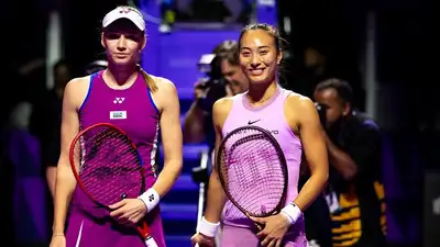 Елена Рыбакина проиграла олимпийской чемпионке 2024 на Итоговом турнире WTA, фото - Новости Zakon.kz от 04.11.2024 20:23