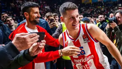 Новак Джокович посетил матч Евролиги с участием &quot;Црвены Звезды&quot;, фото - Новости Zakon.kz от 08.11.2024 13:38