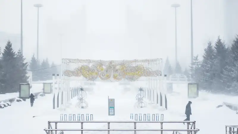 Метель, гололед и туман: в Астане и 17 областях объявили штормовое предупреждение