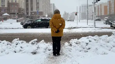 Снег, метель, погода, столица, Астана , фото - Новости Zakon.kz от 11.11.2024 12:49