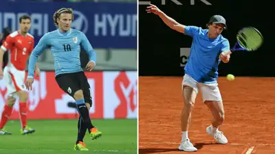 Бывший футболист сборной Уругвая проиграл в дебютном теннисном матче на профессиональном уровне, фото - Новости Zakon.kz от 14.11.2024 12:00