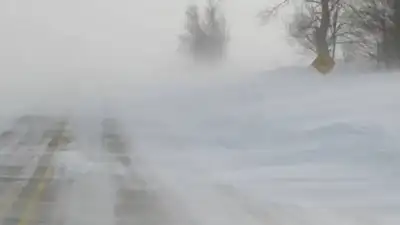 штормовое предупреждение, фото - Новости Zakon.kz от 15.11.2024 19:52