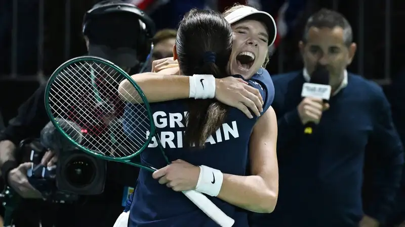 Британские теннисистки обыграли действующих чемпионок Кубка Билли Джин Кинг и вышли в полуфинал