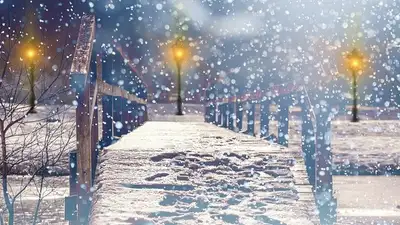 штормовое предупреждение, фото - Новости Zakon.kz от 19.11.2024 20:05