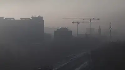 Смог, загрязнение воздуха, выхлопы, загазованность, выхлопные газы, пелена, дымка, фото - Новости Zakon.kz от 22.11.2024 06:42