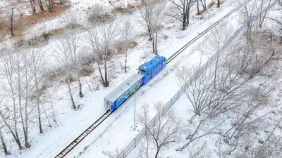 детская железная дорога, фото - Новости Zakon.kz от 30.11.2024 16:36