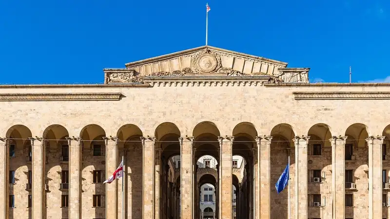 Протестующие разгромили 48 комнат в парламенте Грузии