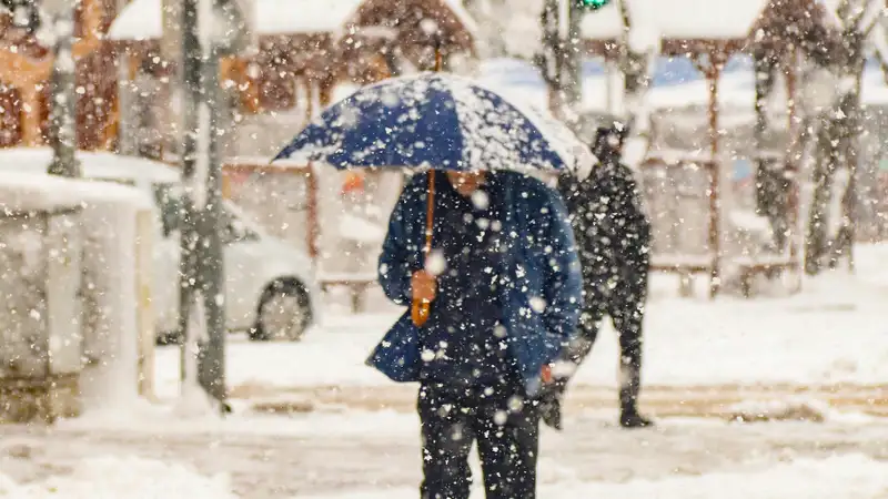 Прогноз погоды на 8 января: большую часть Казахстана накроет снегопад