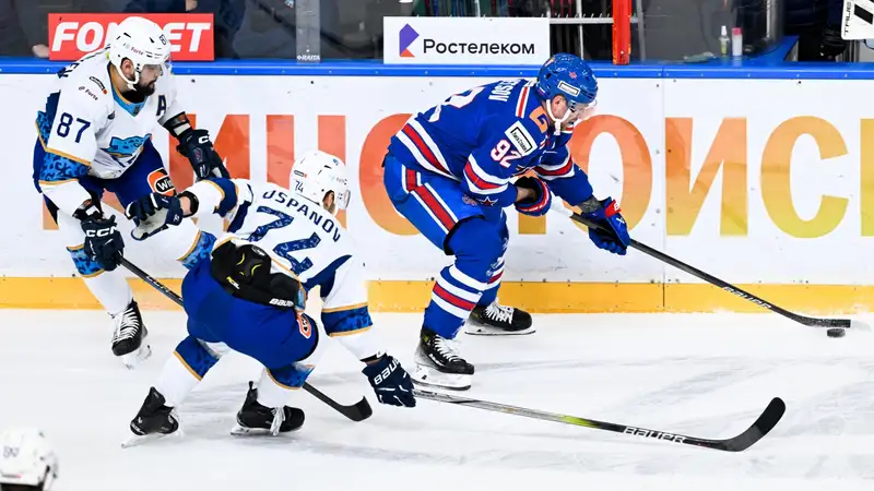 Астанинский "Барыс" снова проиграл в матче КХЛ