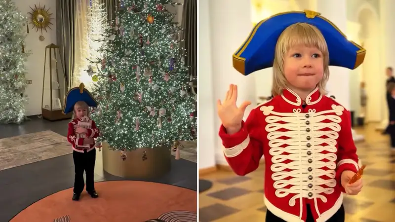 Младший сын Яны Рудковской и Евгения Плющенко очаровал поклонников новым образом