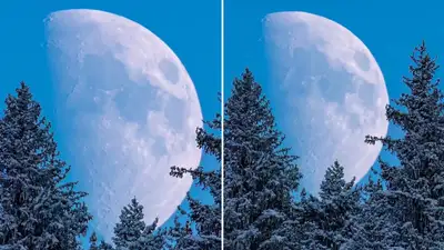 Популярный фотограф Дмитрий Доценко запечатлел восход Луны , фото - Новости Zakon.kz от 11.12.2024 20:16