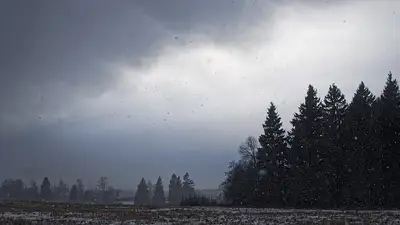 штормовое предупреждение, фото - Новости Zakon.kz от 12.12.2024 20:05