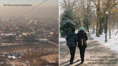 Команда Челси поделилась кадрами из Алматы , фото - Новости Zakon.kz от 13.12.2024 09:36
