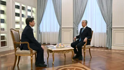 Токаев интервью, фото - Новости Zakon.kz от 05.01.2025 17:13