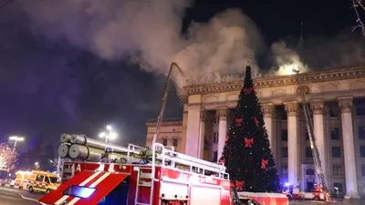 пожар, КБТУ, Алматы, тушение пожара, , фото - Новости Zakon.kz от 12.01.2025 13:08