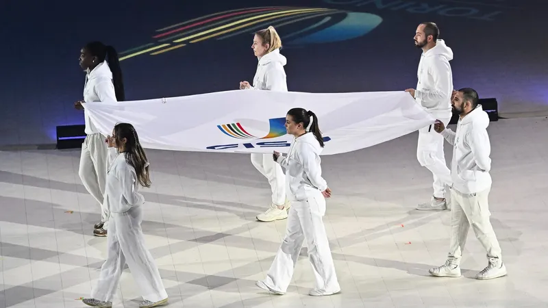 Казахстан покорил Италию своим выходом на церемонии открытия XXXII зимней Универсиады