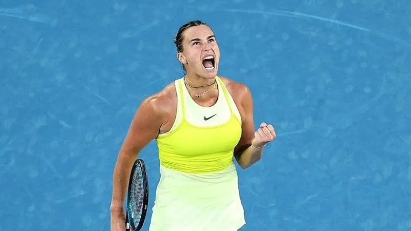 Арина Соболенко показала силу удара