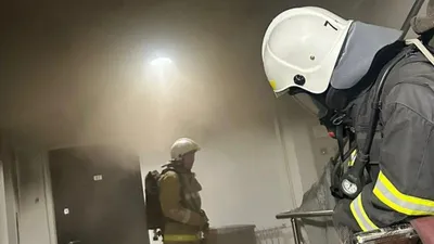 пожар в жилом доме в Алматы, фото - Новости Zakon.kz от 18.01.2025 22:15