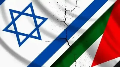 Флаги, флаги Израиля и Палестины, Ближний Восток, фото - Новости Zakon.kz от 18.01.2025 10:42