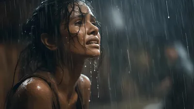 девушка под дождем, фото - Новости Zakon.kz от 22.01.2025 09:28