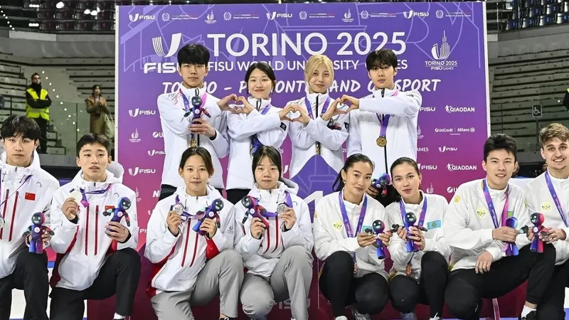 Казахстан покинул топ-10 медального зачета Универсиады-2025