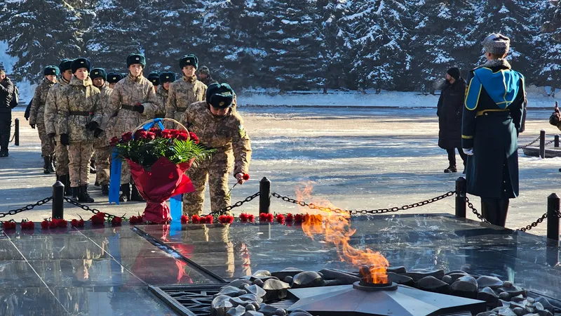 В Алматы почтили память героев Великой Отечественной войны