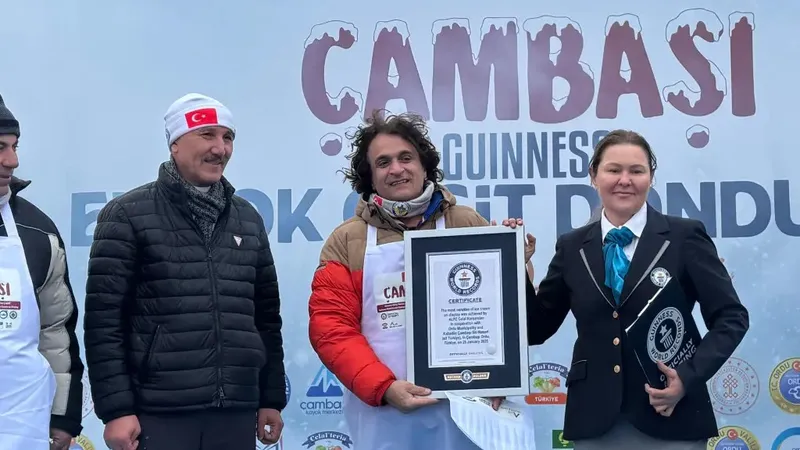 Мороженщик из Турции вошел в Книгу рекордов Гиннеса