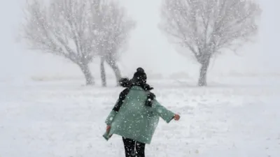 Снег, снегопад, зима, ветер, холод, мороз, заморозки, метель, фото - Новости Zakon.kz от 07.02.2025 17:23